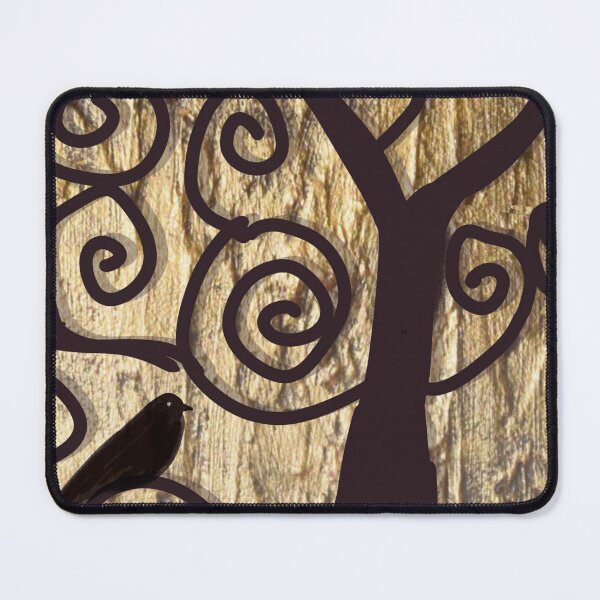 Item preview, gustav klimt prints Cute birds on autumn fall gold designed and sold by wrightsonarts.