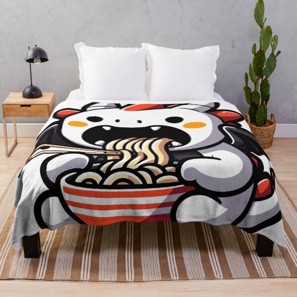 Item preview, Dragon Noodle Feast - Kawaii Animal Foodie Illustration designed and sold by RyanBelandres.