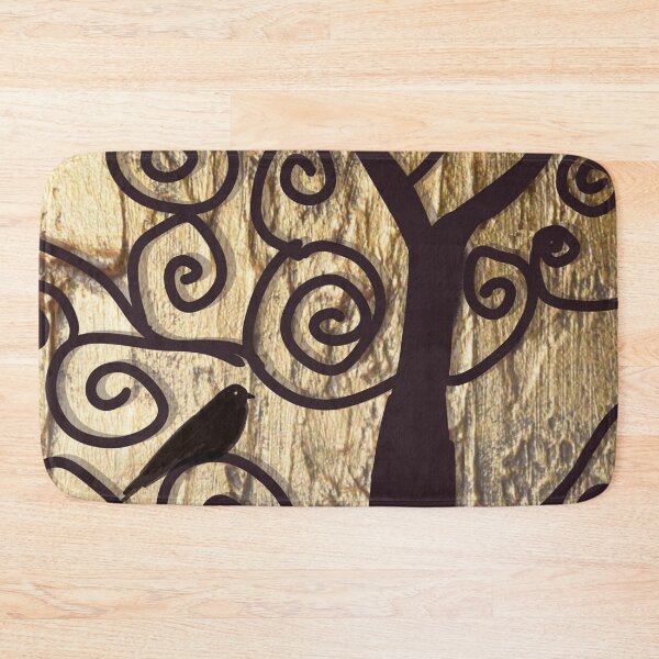Item preview, gustav klimt prints Cute birds on autumn fall gold  designed and sold by wrightsonarts.