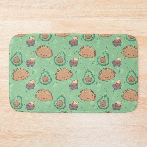 Item preview, Pattern: Mexican Taco, Avocado and Salsa designed and sold by SketchesWSara.
