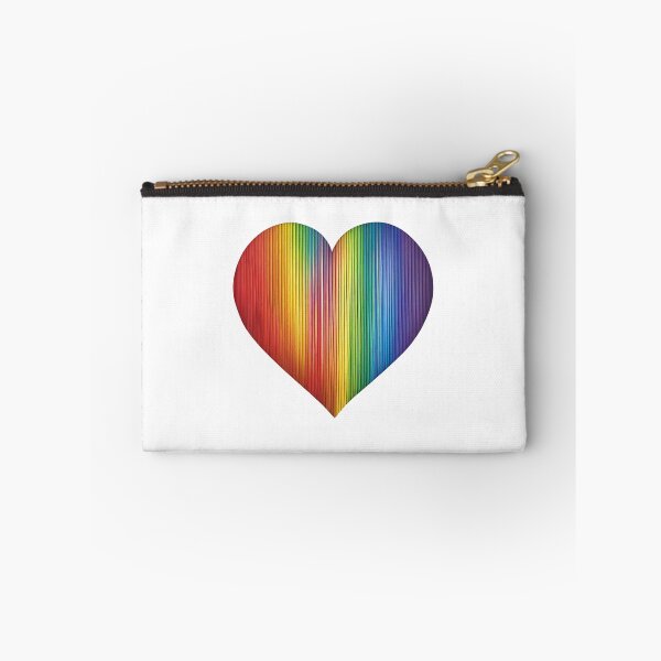 Item preview, Rainbow Stripe Heart designed and sold by LittleGoblinPrs.