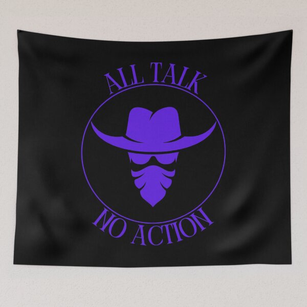 Item preview, All Talk, No action-Cowboy Design designed and sold by anime-corner20.