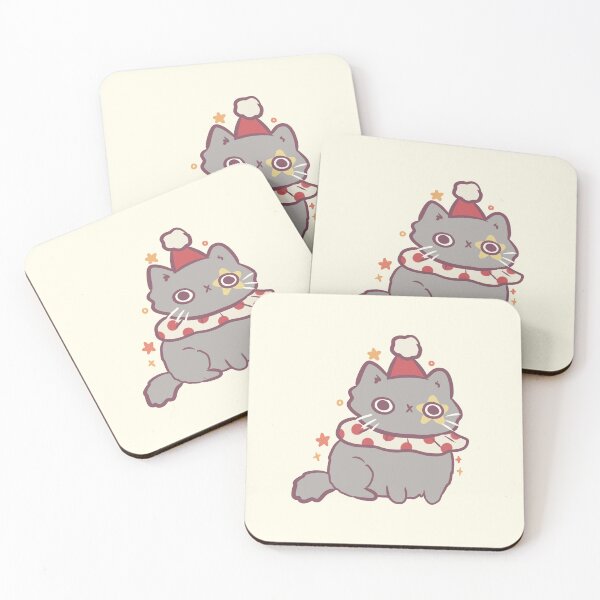 Item preview, Gray Cat clown  designed and sold by Mayarart.