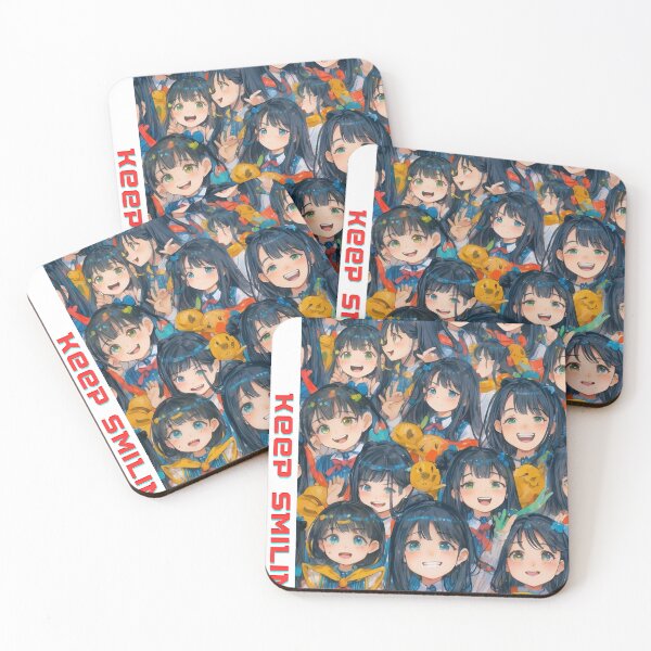 Item preview, Happy girls keep smiling designed and sold by RoseAIArtRhythm.