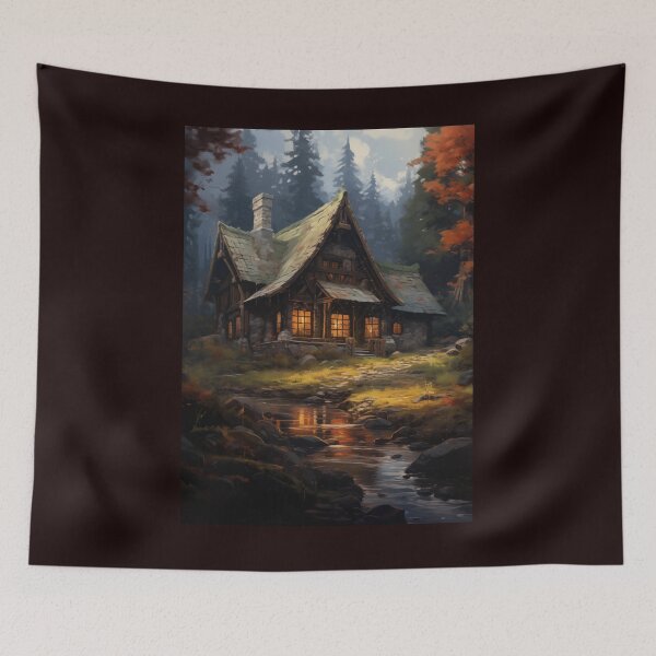 Item preview, Cabin in the woods designed and sold by AIArtArchitect.