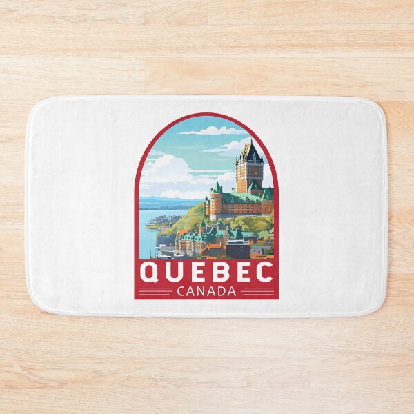 Item preview, Quebec Canada Travel Art Emblem designed and sold by KrisSidDesigns.