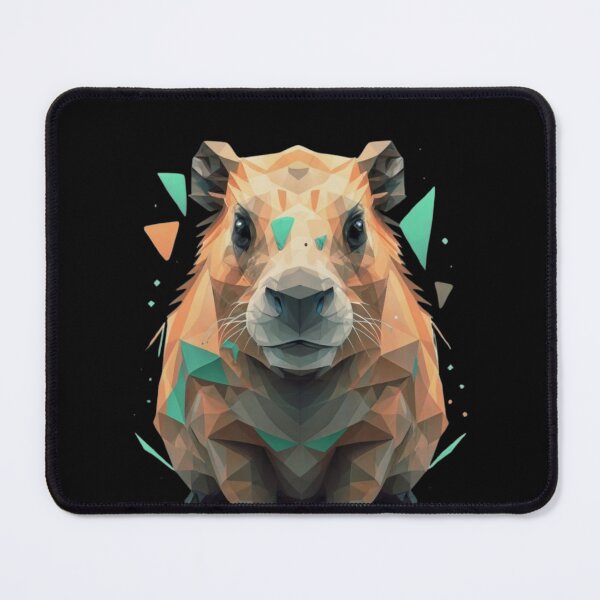 Item preview, geometric capybara designed and sold by Lucasso432.