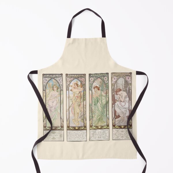 Item preview, The times of the day (Les heures du jour),  by Alphonse Mucha. HIGH DEFINITION designed and sold by MINDTHECHERRY.