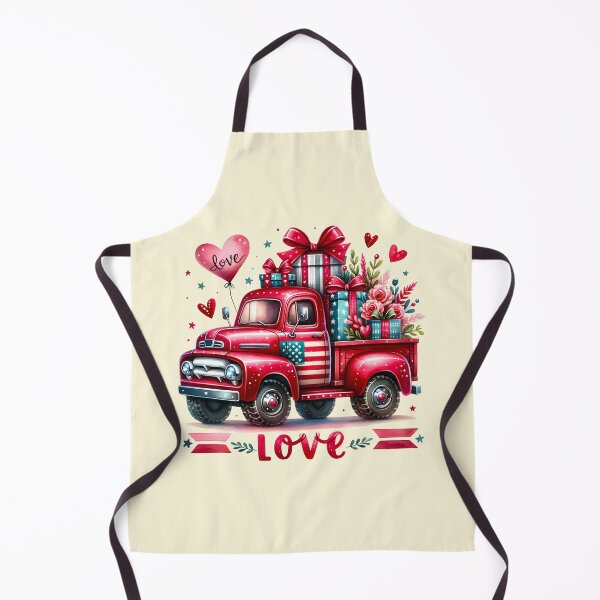 Item preview, Patriotic Love Delivery | Red Pickup Truck designed and sold by TriarArt.