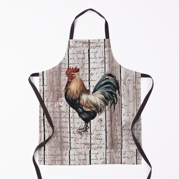 Item preview, Dark Academia Rustic barn wood western country farmhouse rooster designed and sold by LEILA ART SPACE.