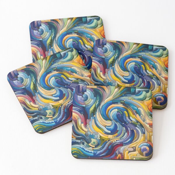 Item preview, Abstract Swirls of Chromatic Fusion designed and sold by EnigmaGallery.