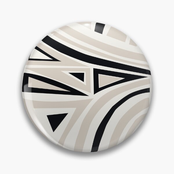 Item preview, Abstract Irregular Shapes In Cream Black and Off White designed and sold by BrankaPD.