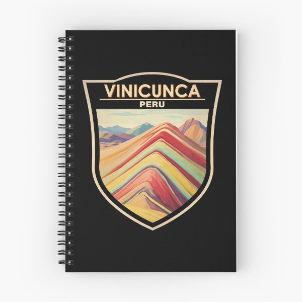 Item preview, Vinicunca Peru Travel Art Badge designed and sold by KrisSidDesigns.