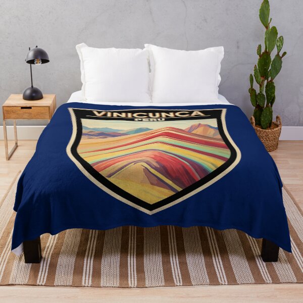 Item preview, Vinicunca Peru Travel Art Badge designed and sold by KrisSidDesigns.