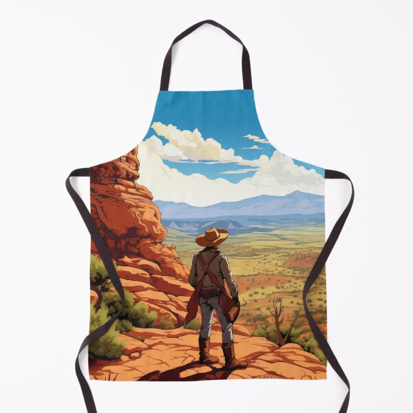 Item preview, Cowboy in the canyons designed and sold by PricklyPeanut.
