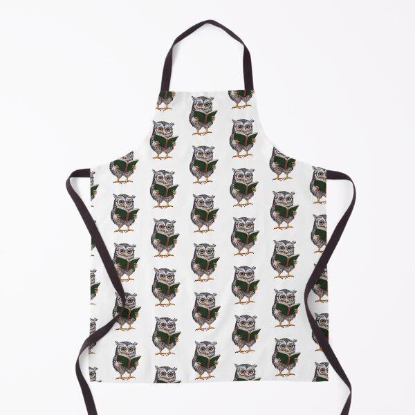 Item preview, Owl with glasses reading a book designed and sold by Roy & Tiffany.