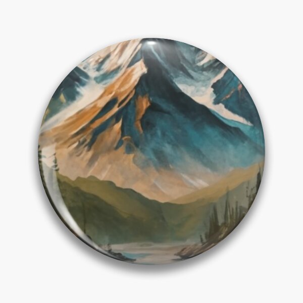 Item preview, Nature's Embrace: A Watercolor Journey Through Majestic Peaks designed and sold by URWHIZHUTS.