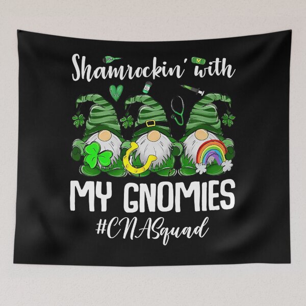 Item preview, CNA Squad Shamrockin With My Gnomies St Patricks Day Gnome designed and sold by BalladOfZeus.