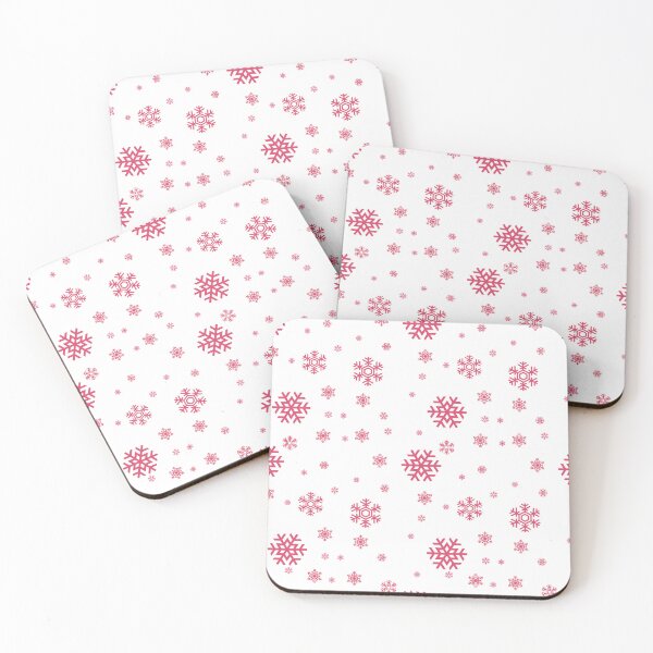 Item preview, Red Winter Christmas Snowflakes with Seamless Pattern  designed and sold by EveStore1.