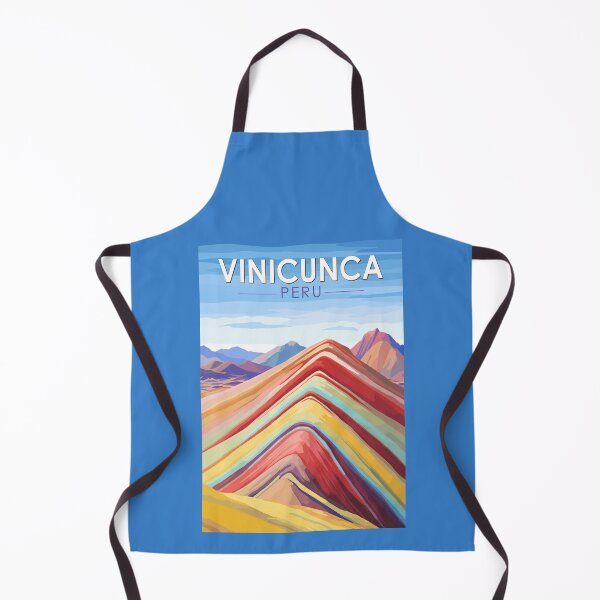 Item preview, Vinicunca Peru Travel Art Vintage designed and sold by KrisSidDesigns.