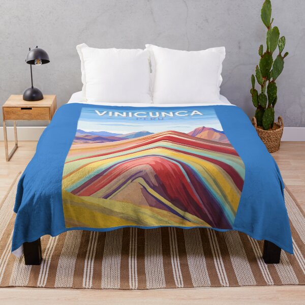 Item preview, Vinicunca Peru Travel Art Vintage designed and sold by KrisSidDesigns.