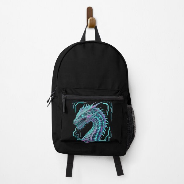 Item preview, Cyber dragon. Neon. line drawing. Symbol of 2024. Astrological sign. Chinese dragon. designed and sold by MagelliShop.
