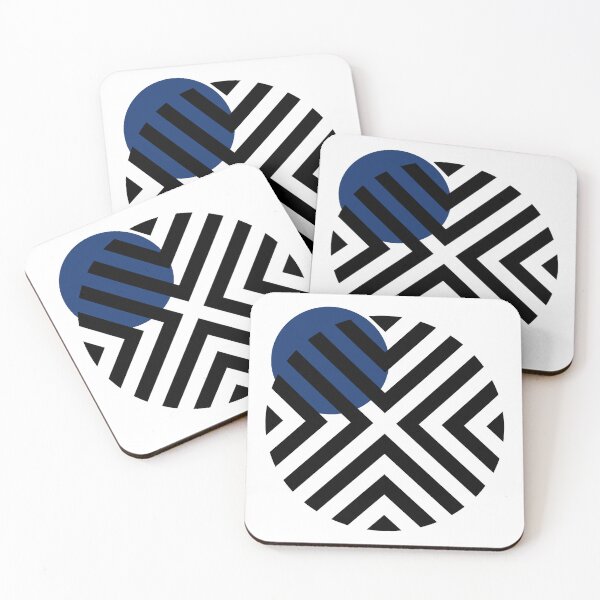 Item preview, Blue X on circle designed and sold by HOMELON.