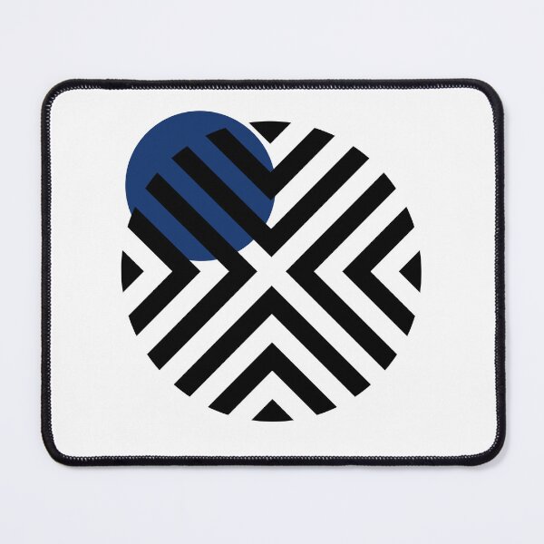 Item preview, Blue X on circle designed and sold by HOMELON.
