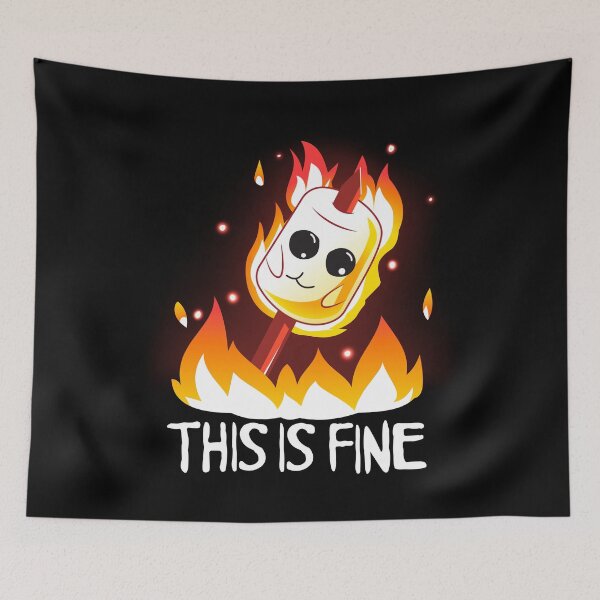 Item preview, This is Fine Marshmallow On Fire designed and sold by Charcoalart.