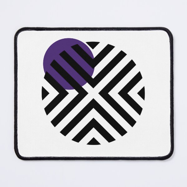 Item preview, Purple X on circle designed and sold by HOMELON.