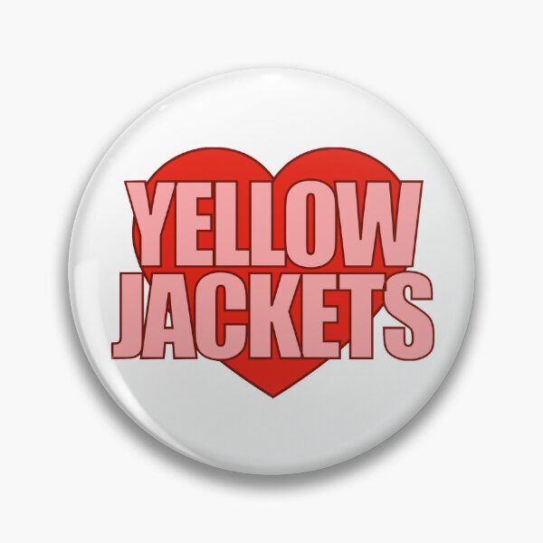 Item preview, Yellowjackets Heart designed and sold by Chesley Design.