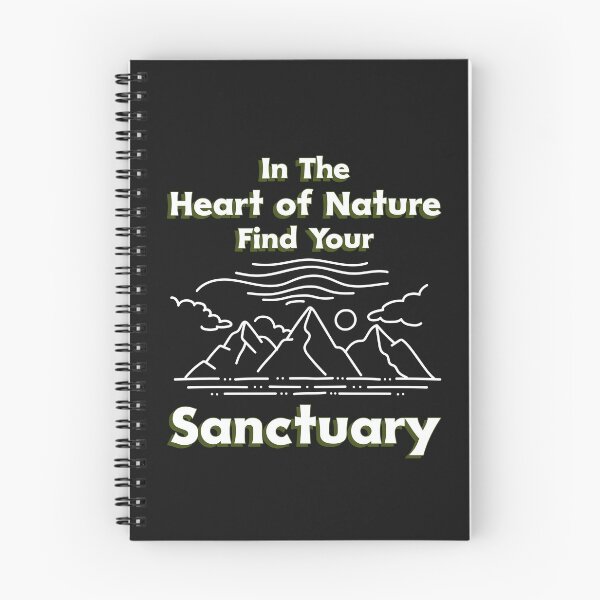 Item preview, In The Heart of Nature Find Your Sanctuary - Nature is My Therapy  designed and sold by WrighTeeHut.