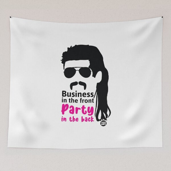 Item preview, MULLET BUSINESS PATY BACK designed and sold by TODD GOLDMAN.