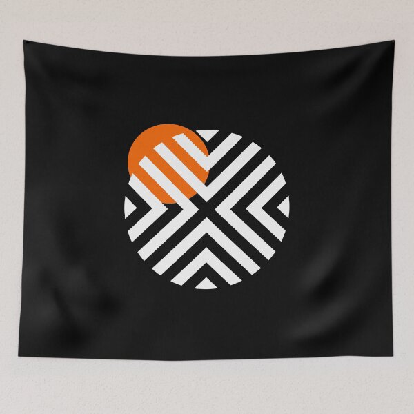 Item preview, Orange dot on circle designed and sold by HOMELON.