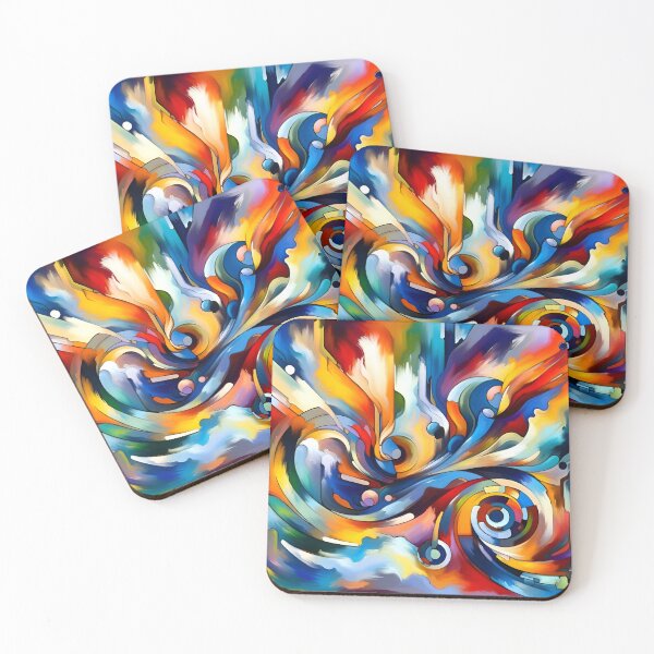 Item preview, "Colorful Chaos: Abstract Vibrance" designed and sold by APARTAI EU.