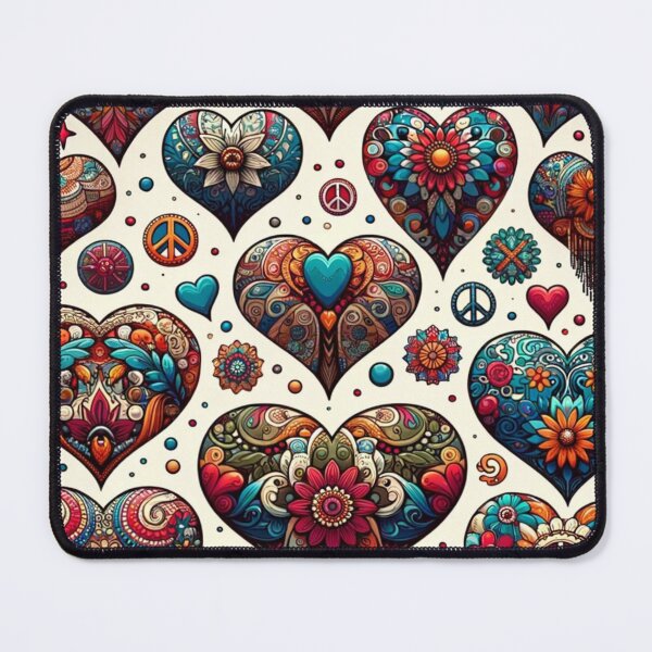 Item preview, Bohemian Hippie Hearts I designed and sold by NAFDesigns.