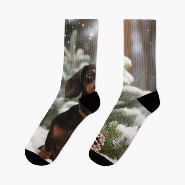 Item preview, Dachshund in the Snow designed and sold by dcrc.