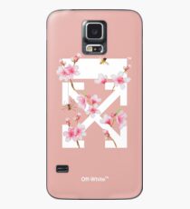 Off-White Cherry Blossom Arrows (Pastel Rose Pink) Case/Skin for Samsung Galaxy