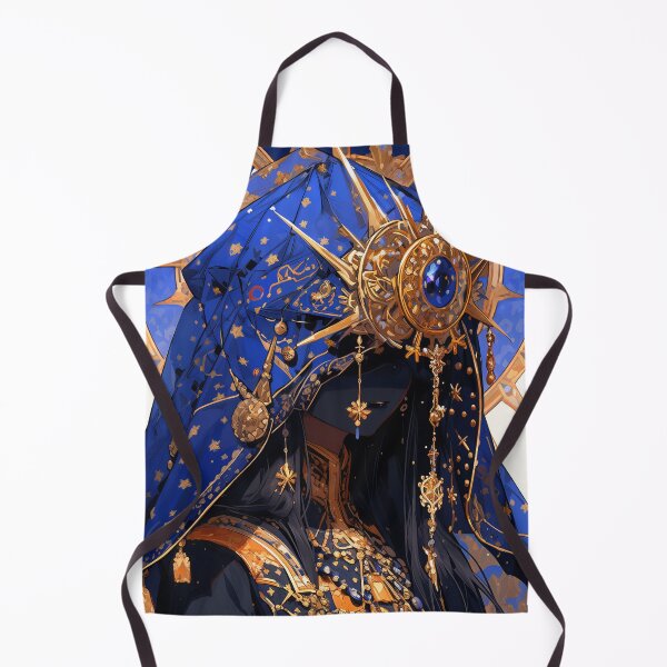 Item preview, Midnight Blue Celestial Fantasy Anime Girl designed and sold by bubblegoth.