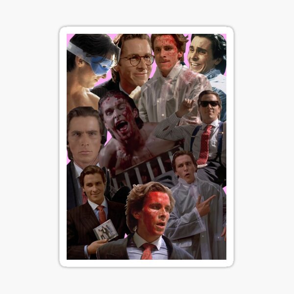 Item preview, Patrick Bateman American Psycho Collage designed and sold by ellentwd.