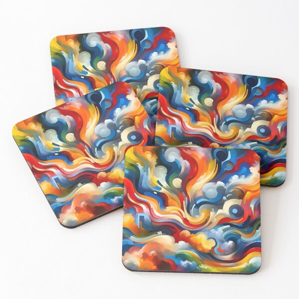 Item preview, "Vibrant Abstraction: Energetic Expression" designed and sold by APARTAI EU.