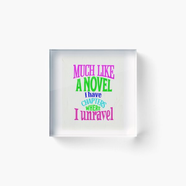 Item preview, much like a novel I have chapters where I unravel designed and sold by jonmobo.