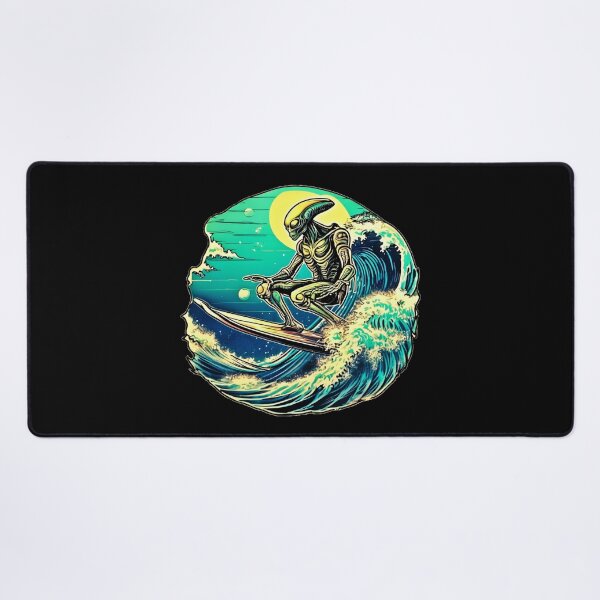Item preview, Alien surfing designed and sold by EvelinZ.