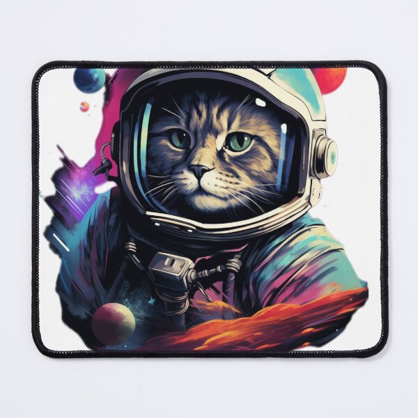 Item preview, Cat in space designed and sold by FunFabricFiesta.