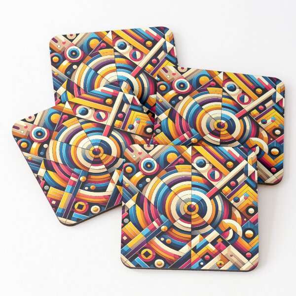 Item preview, "Geometric Symphony: Colorful Complexity" designed and sold by APARTAI EU.
