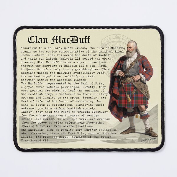 Item preview, MacDuff Scottish Clan History  designed and sold by BagTown Clans.