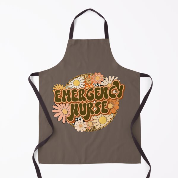 Item preview, Unisex-'Emergency Nurse'- Floral Retro, Cute Medical Staff T-Shirt, Sweatshirt and Accessories designed and sold by 77StyleOdyssey.