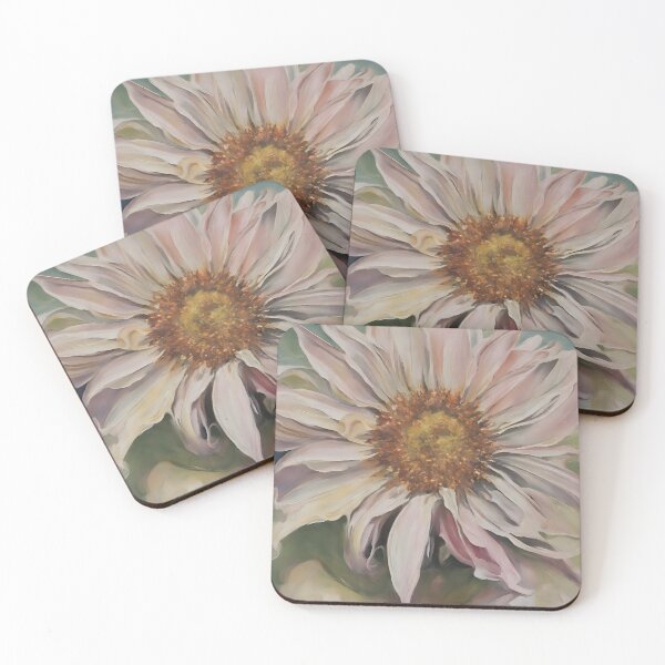 Item preview, White Flower with a Touch of Pink designed and sold by PettersonArts.