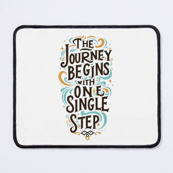 Item preview, The Journey Begins With One Single Step designed and sold by Stitch-Switch.