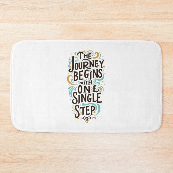 Item preview, The Journey Begins With One Single Step designed and sold by Stitch-Switch.